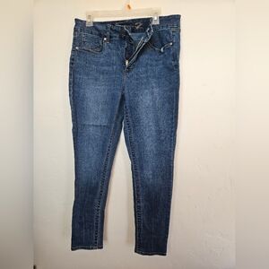 Seven7 Dark Blue Women's Skinny Jeans